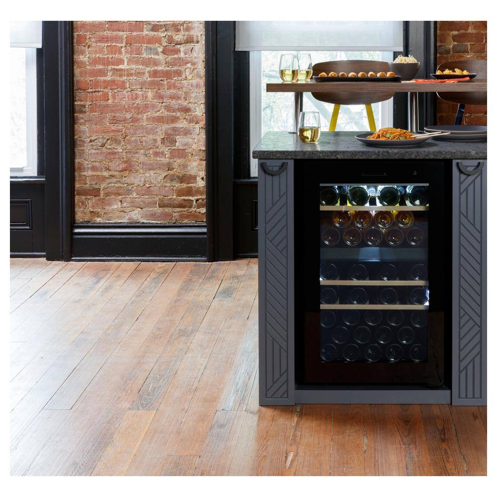 Haier Dual Zone 44-Bottle Free Standing Wine Cooler QWR04DGRGB