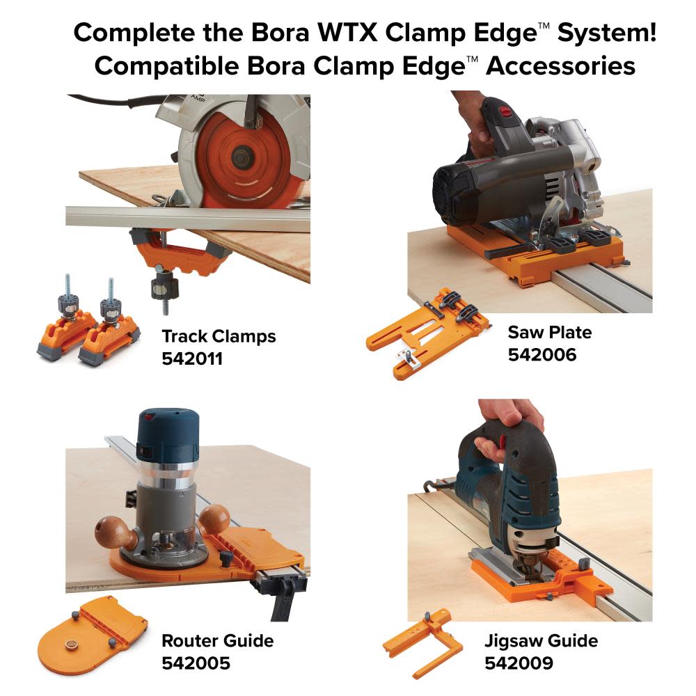 Bora 50-Inch Ruled WTX Clamp Edge and Jigsaw Guide Set