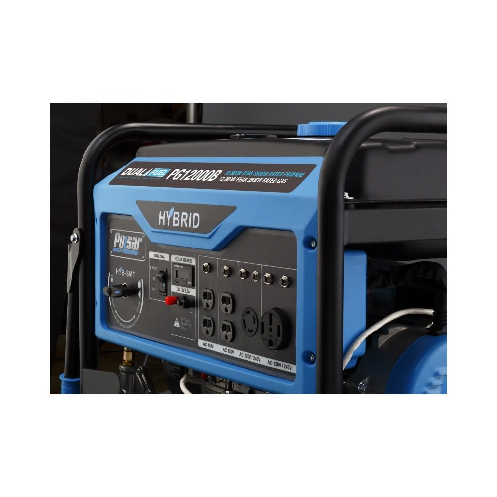 Pulsar Generator 120/240V 457cc 4 Stroke Dual Fuel Portable ;