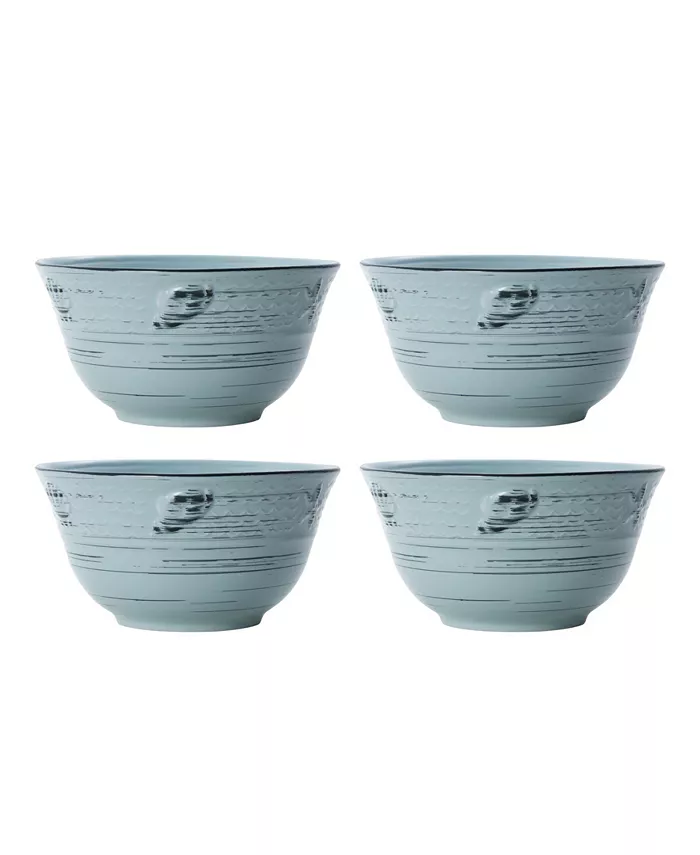 Pfaltzgraff Trellis Coastal 16-PC Dinnerware set Service for 4