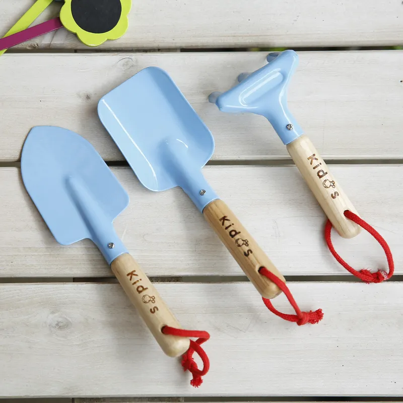 Garden Trowel Tools With Wooden Handle Small Kids Tool Children Garden Hand Tools Set