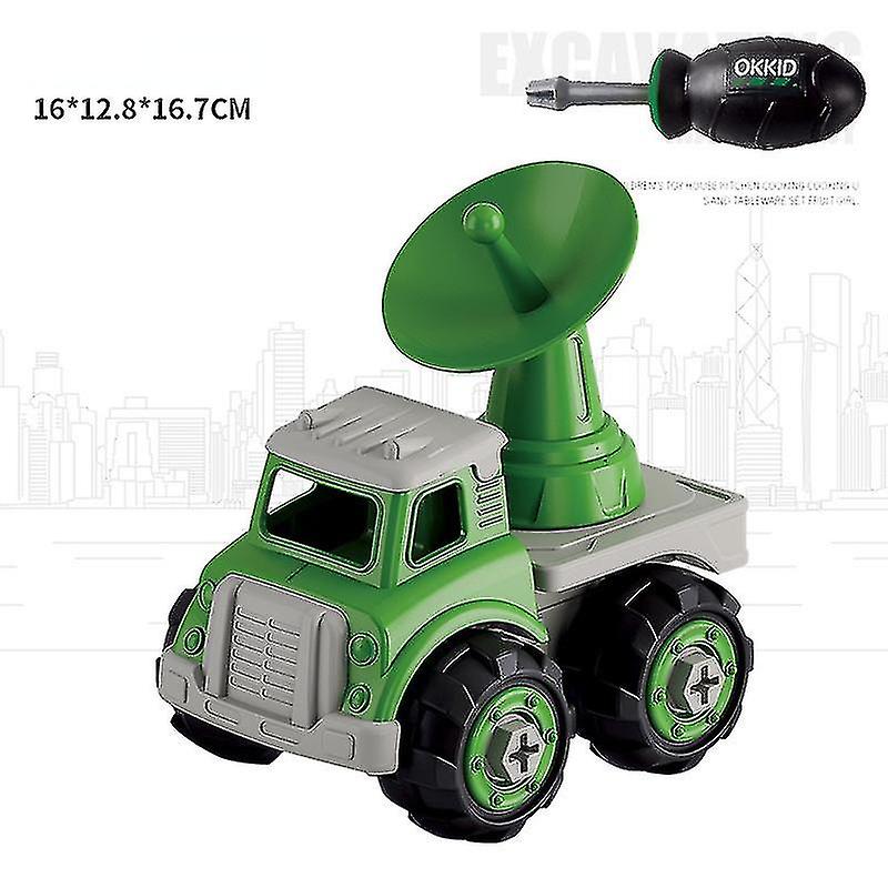 Aowear Diy Disassembly And Assembly Engineering Vehicle Toy Children's Assembled Screw Excavator Boy Toy Car Style 22