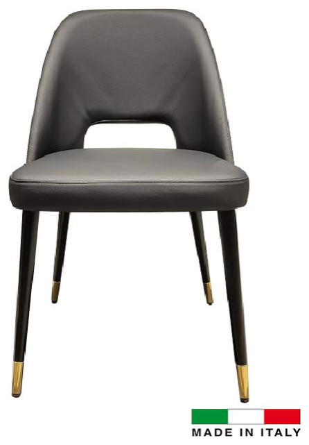 Cap Dining chair Grey   Midcentury   Dining Chairs   by BisonOffice  Houzz