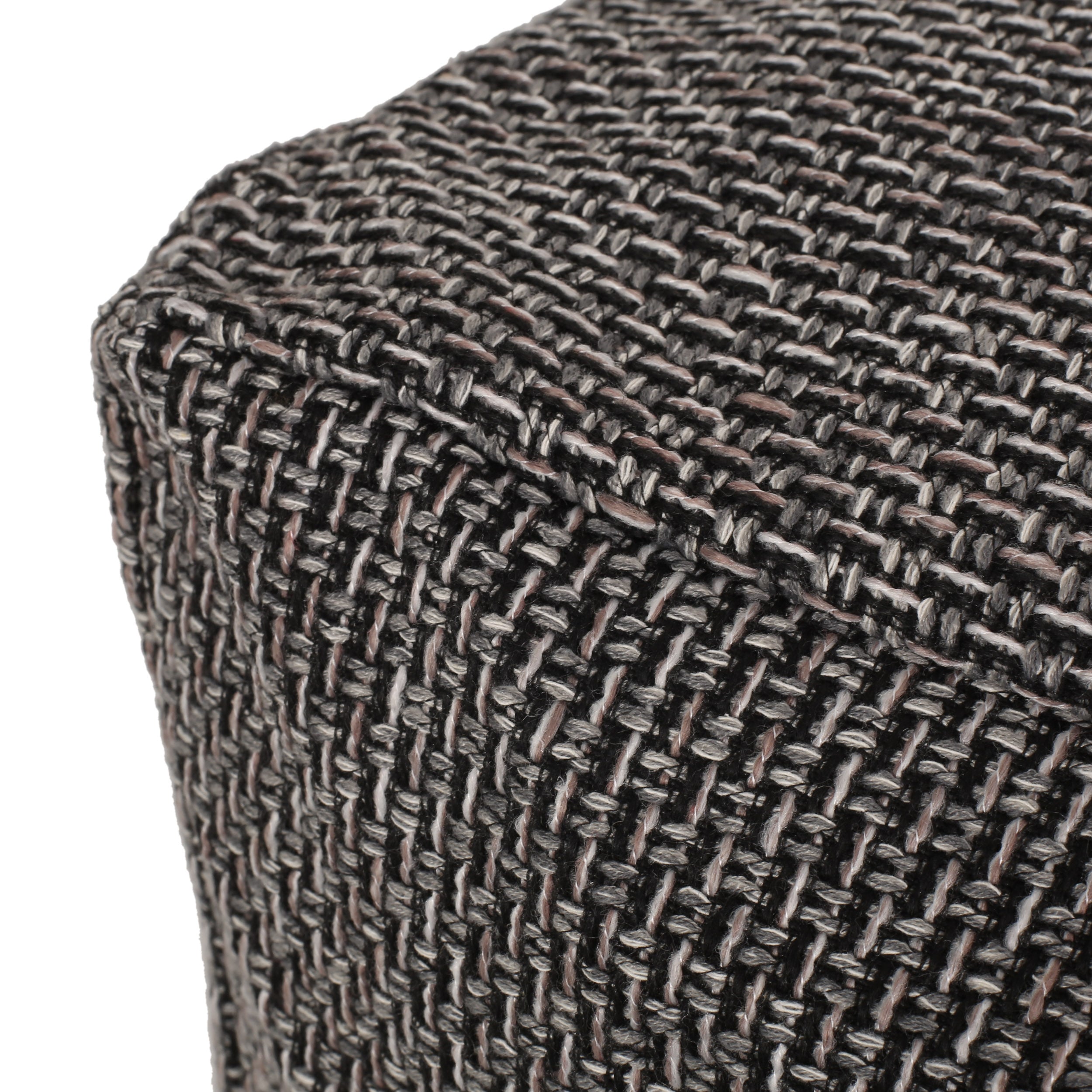 Larrick Contemporary Fabric Pouf