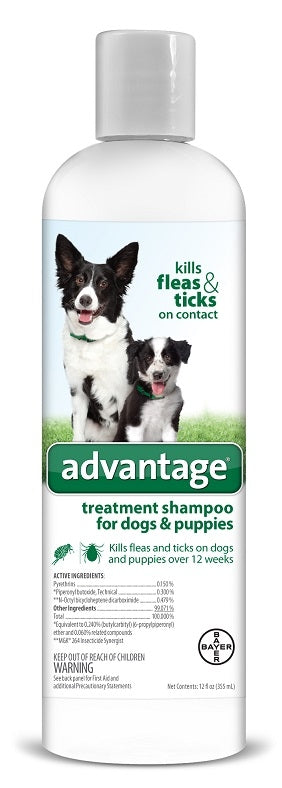 Bayer Advantage Treatment Shampoo for Dogs and Puppies