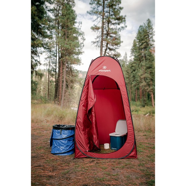 Stansport Pop Up Privacy Shelter Red