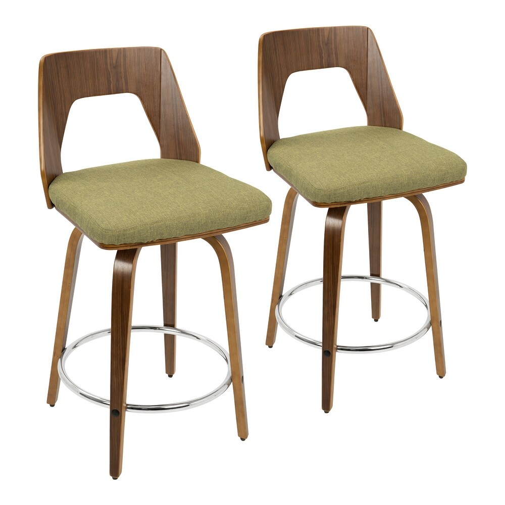 Carson Carrington Culnady Mid century Modern Counter Stool (Set of 2)