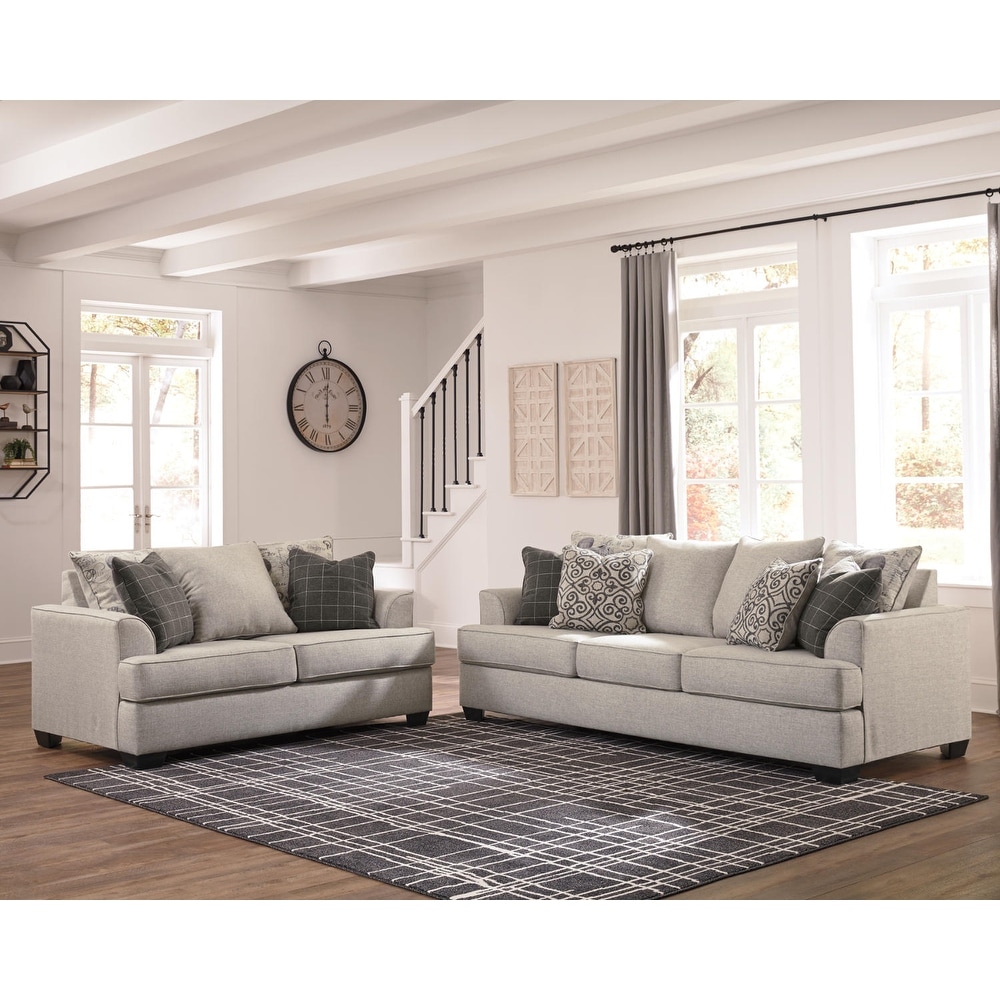 Signature Design by Ashley Velletri Sofa   Pewter