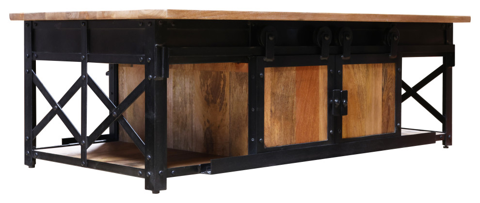 Vintage Industrial Coffee Table   Industrial   Coffee Tables   by Rustic Home Interiors  Houzz