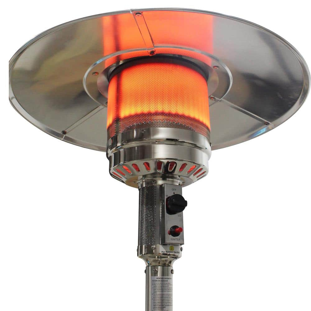 Outdoor 41,000 BTU Bronze Steel Propane Heater with Wheels ZQ-B01050161