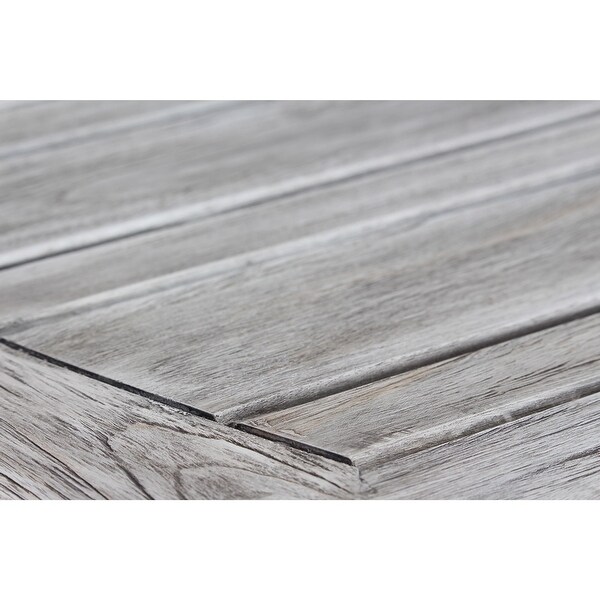 Surfside Driftwood Grey Teak Deck Coffee Table by Havenside Home