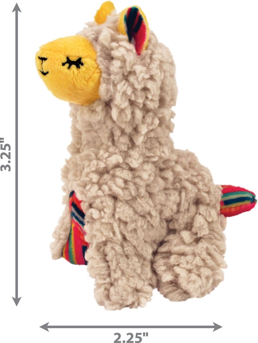 KONG Softies Buzzy Llama Cat Toy