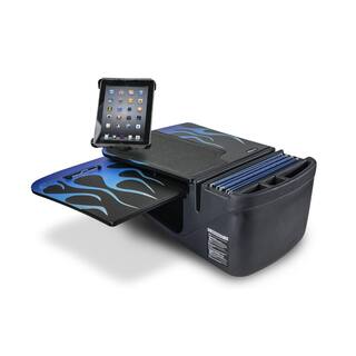 AutoExec GripMaster Car Desk Blue Steel Flames with Tablet Mount AEGrip-03-BSF