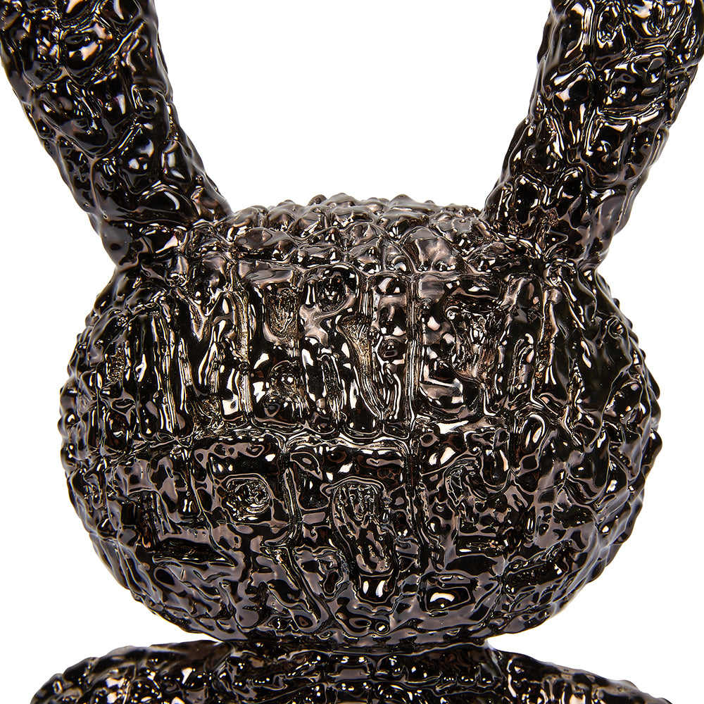 Black Chrome Death Dunny 8” Resin Art Figure by American Gross - Limited Edition of 20 - Kidrobot.com Exclusive (PRE-ORDER)