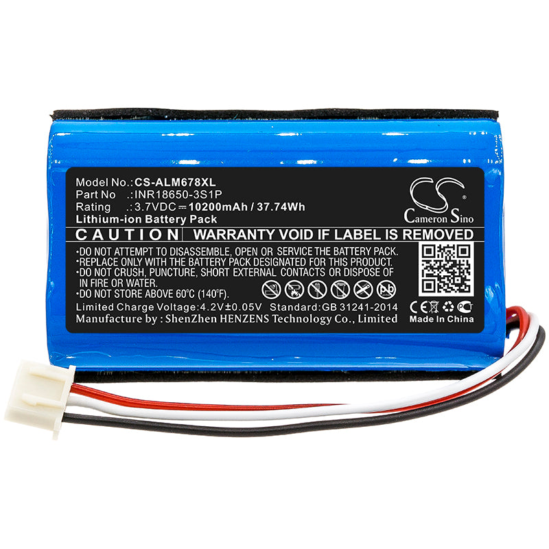 Altec Lansing iMW678 iMW678BLK iMW678BL 10200mAh Replacement Battery BatteryClerkcom Speaker