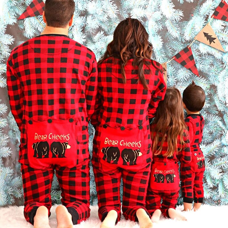 Plaid Home Pajamas Onesuit