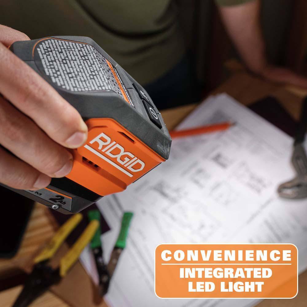 RIDGID 18V Cordless 175-Watt Power Inverter (Tool Only)