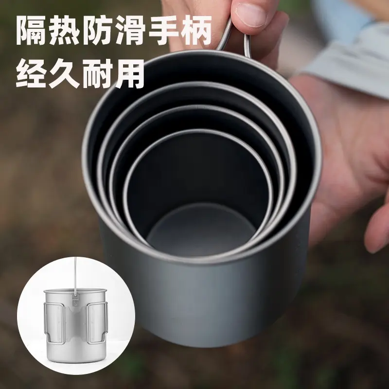 Titanium Drinkware Titanium Cup Coffee Mug Lightweight Mug Tea Cup Coffee Lover Tea Lover Pure Titanium Tableware