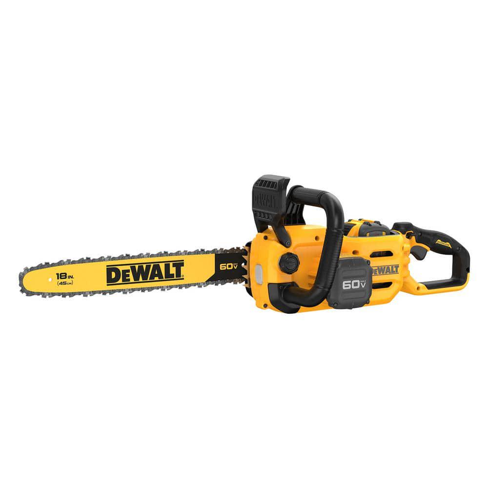 DEWALT 60V MAX 18in Brushless Battery Powered Chainsaw Kit with