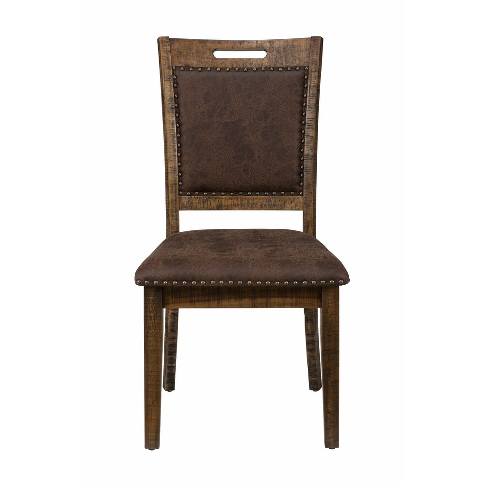 Cannon Valley Distressed Upholstered Dining Chair (Set of 2) by Jofran