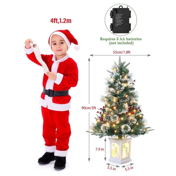 3ft Small Christmas Tree PreLit Artificial Christmas Tree