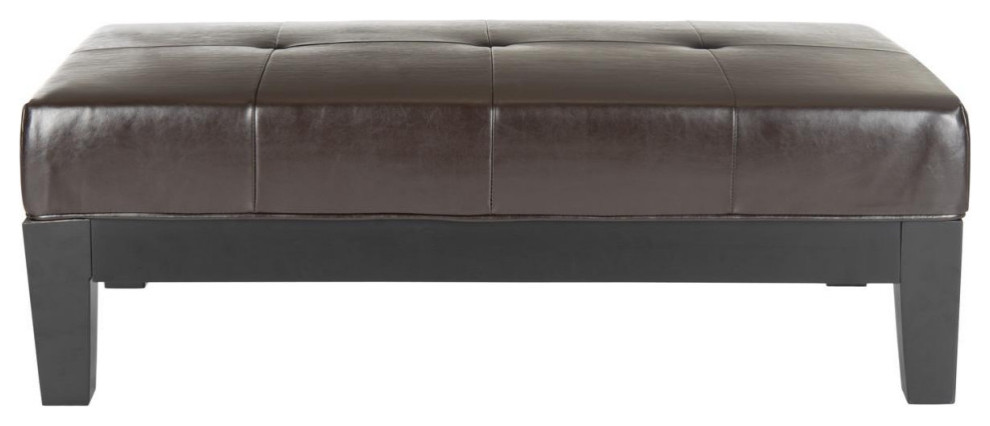 Dana Cocktail Ottoman Black/Brown   Transitional   Footstools And Ottomans   by V.S.D Furniture  Houzz