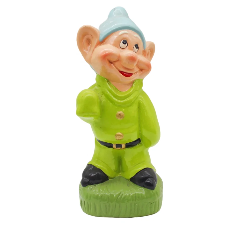 garden supplies wholesales Custom Cute Gnome Set Dolls seven dwarfs glazed Ornament Idea for home garden decoration