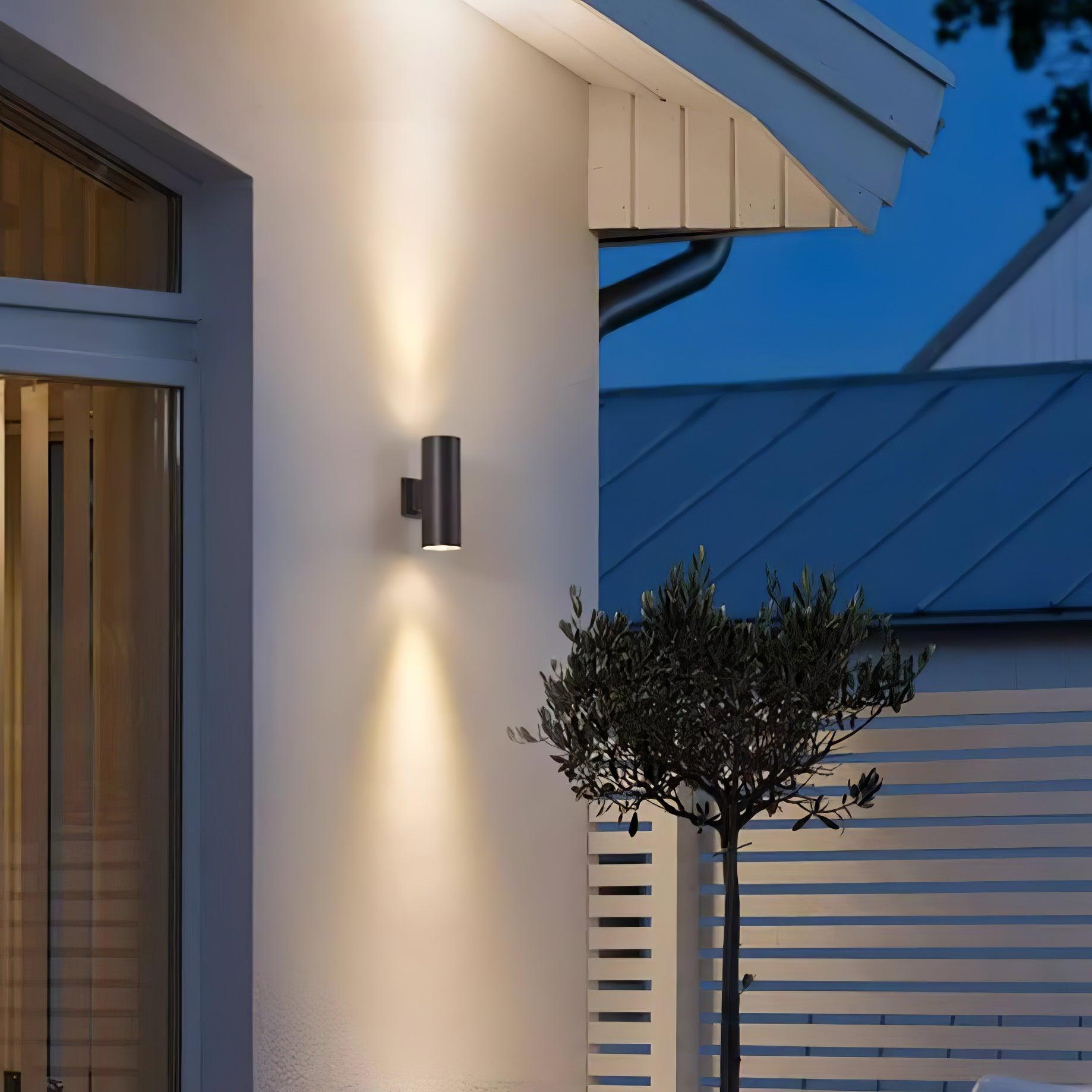 Cylindrical Outdoor Wall Light