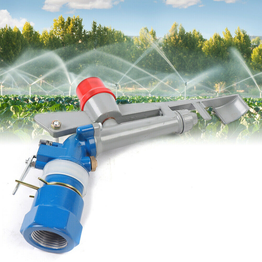 Oukaning Agriculture Irrigation Sprinkler 360 Degree Adjustable Large-Area Watering Spray Gun