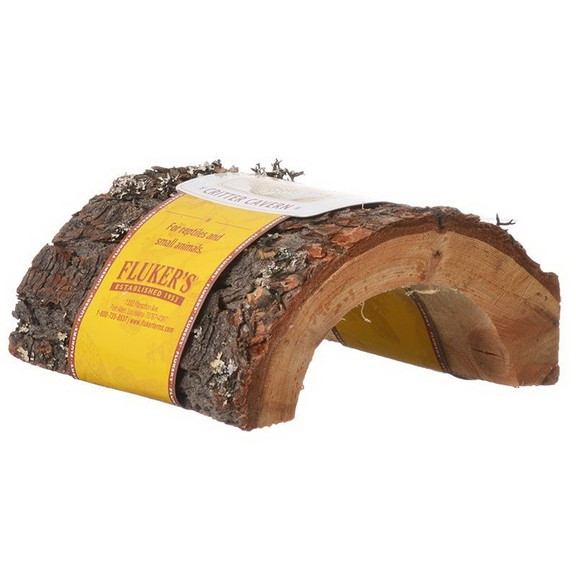 Flukers Critter Cavern Half Log