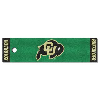 FANMATS NCAA University of Colorado 1 ft. 6 in. x 6 ft. Indoor 1-Hole Golf Practice Putting Green 12809