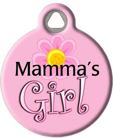 Dog Tag Art Mama's Girl Personalized Dog and Cat ID Tag