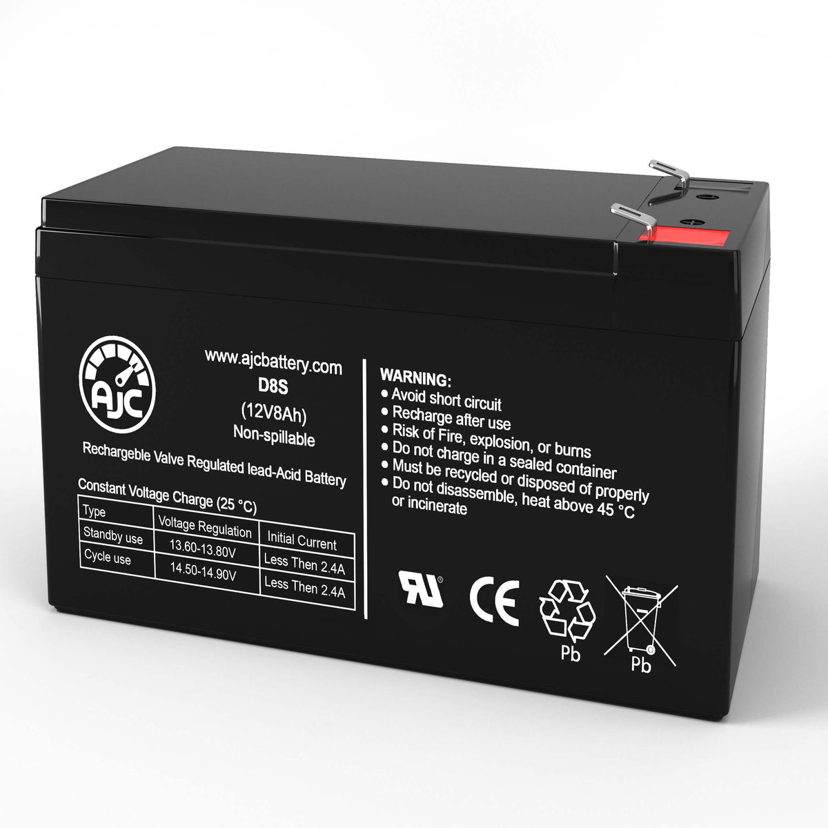 Belkin Components F6C800UNV 12V 8Ah UPS Replacement Battery BatteryClerkcom UPS