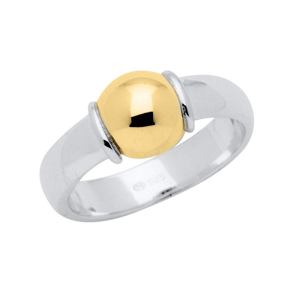 LeStage® Cape Cod  Beaded Ring in Sterling Silver with 14k Gold