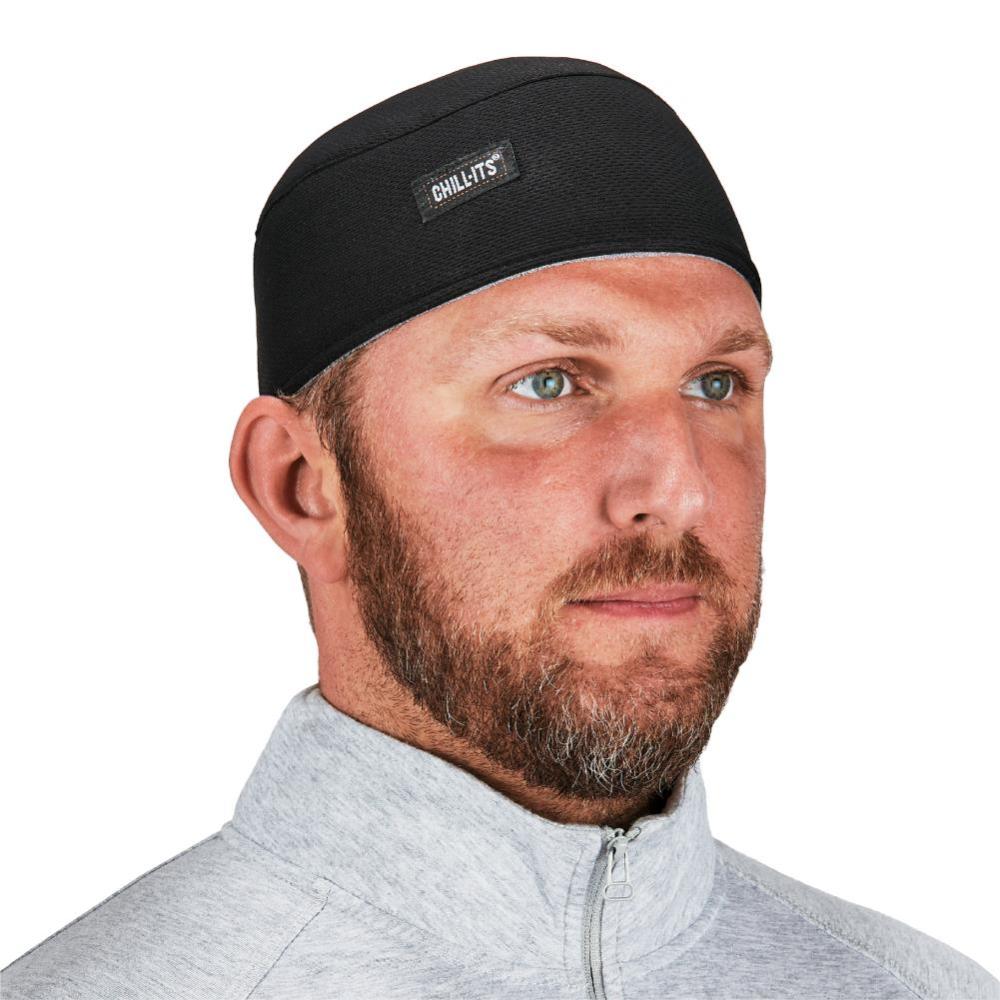 Ergodyne Chill Its 6630 Skull Cap Terry Cloth Black