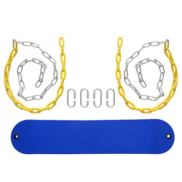 Heavy Duty Swing Seat Set Accessories Replacement Swings Slides Gyms Outdoor Blue 04468