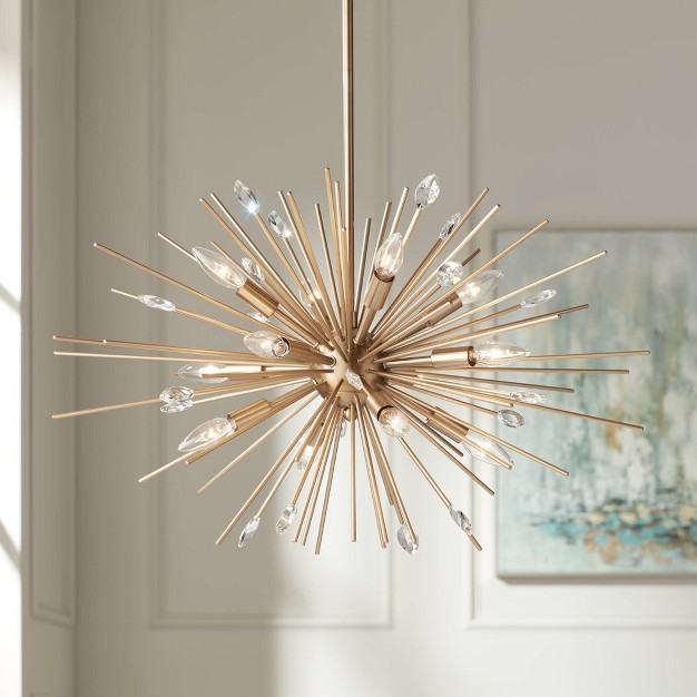 Wide Modern Sputnik 12 light Fixture For Dining Room House Foyer Kitchen Island Entryway