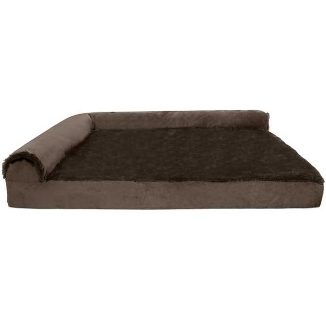 FurHaven Jumbo Plus Plush Velvet Pet Dog Bed