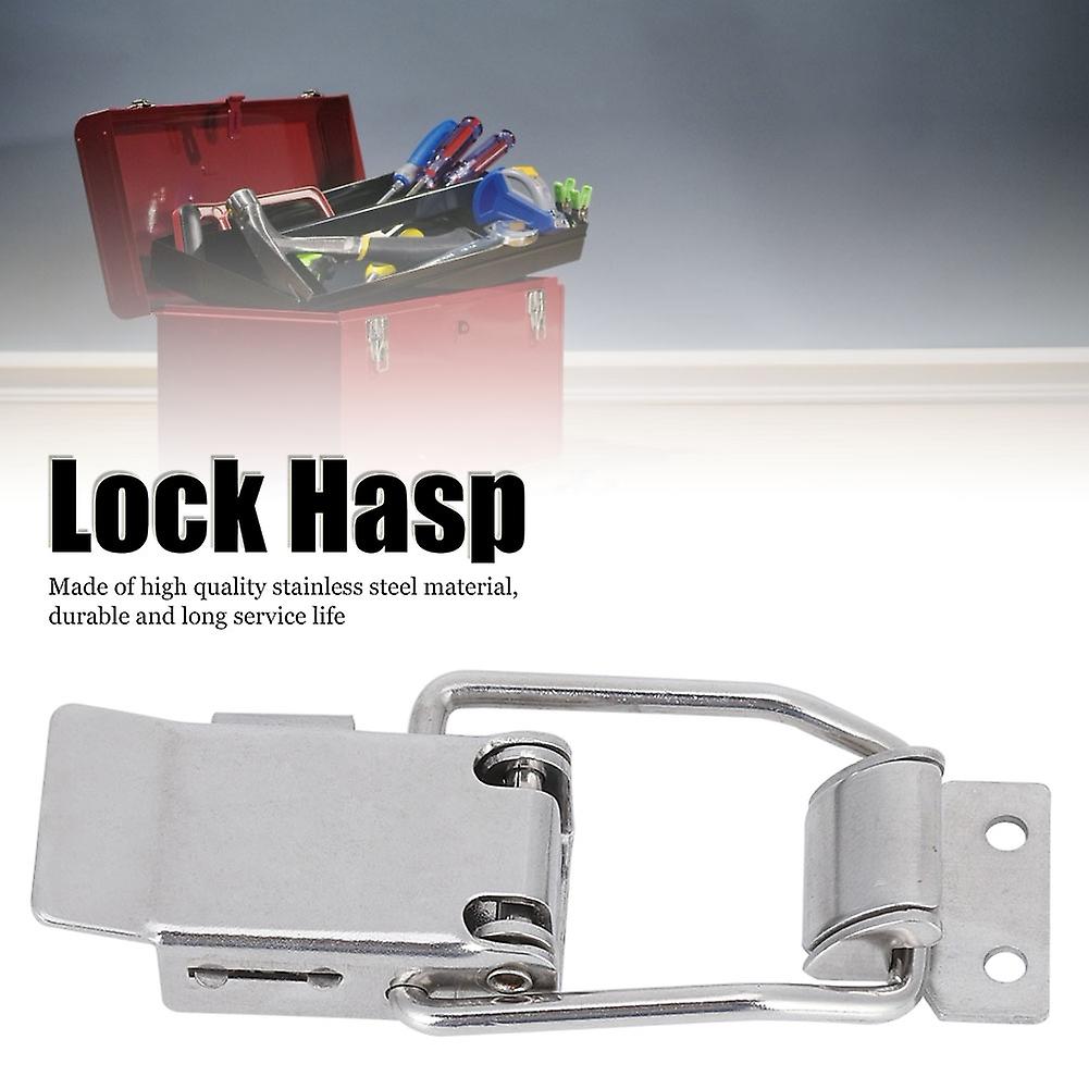 Cabinet Lock Hasp Stainless Steel Insurance Tool Box Buckle For Electrical Equipment