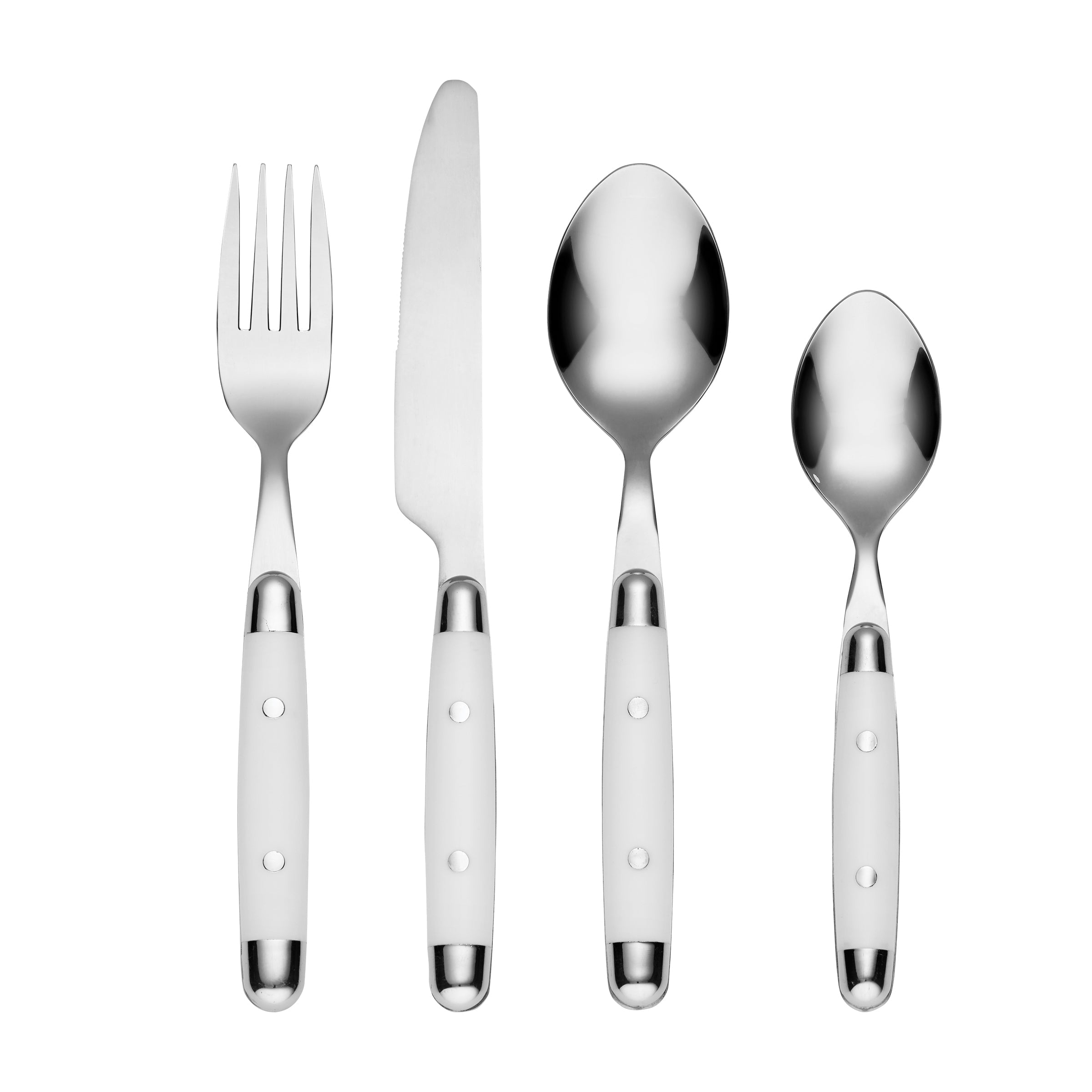 Jubilee White 16-Piece Flatware Set