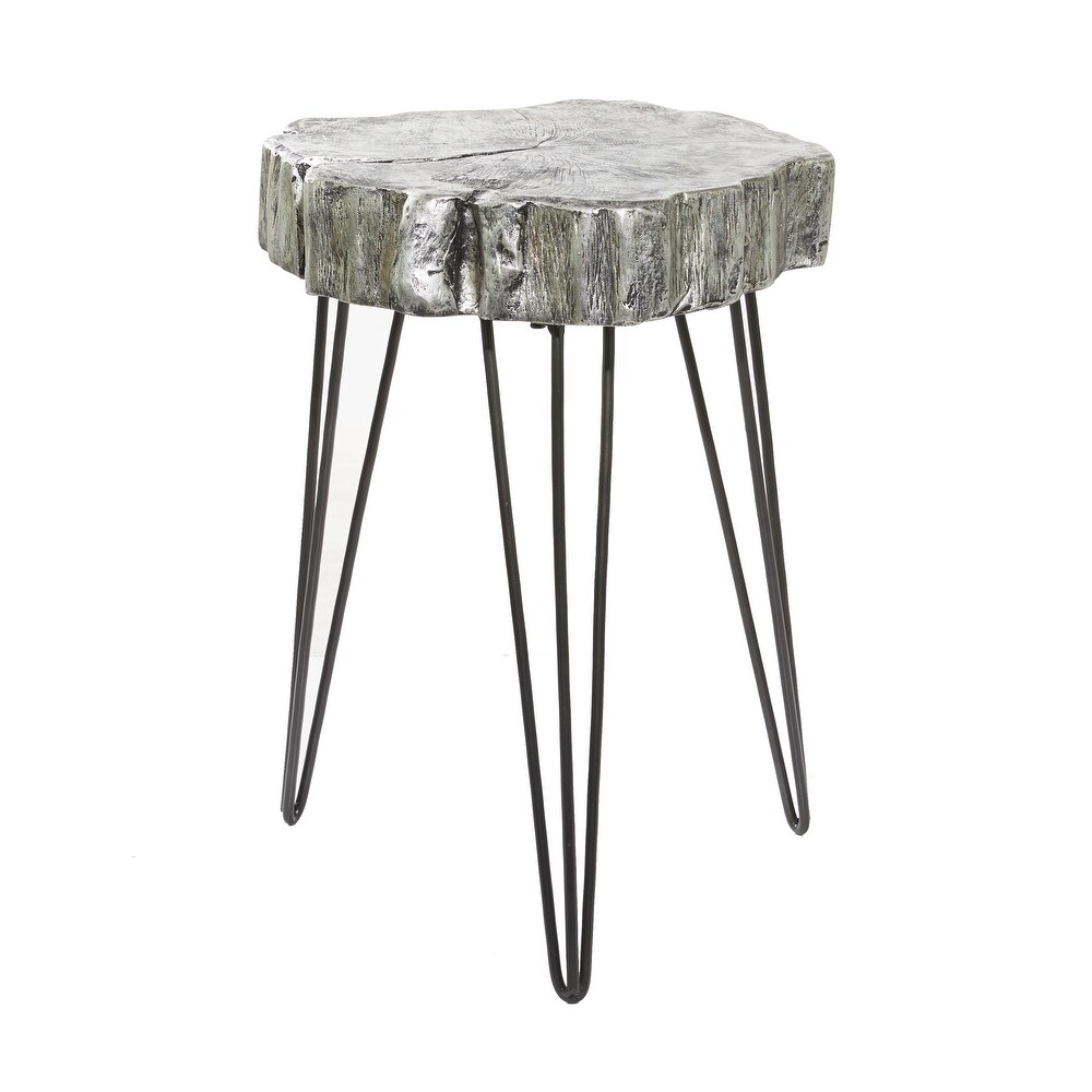 Polystone Modern Accent Table 26 x 19 x 19