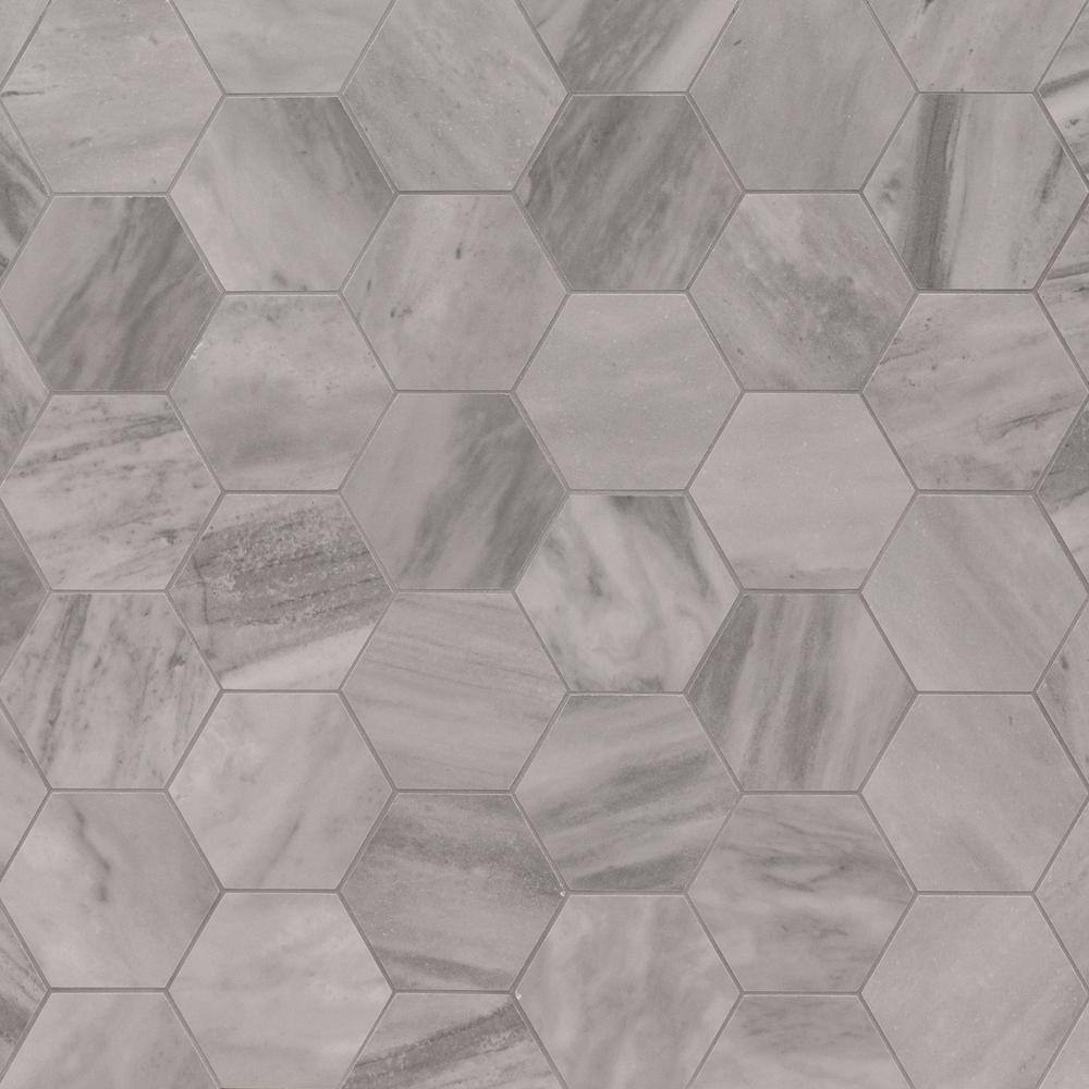 MSI Ader Botticino Hexagon 11.8 in. x 12 in. Matte Porcelain Floor and Wall Tile (7.92 sq. ft.Case) NEDEBARHEX