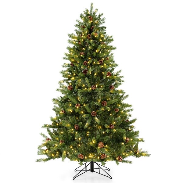 Costway 6 FT PreLit Christmas Tree 3Minute Quick Shape with Quick