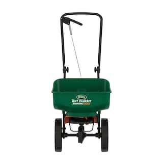 Scotts Turf Builder EdgeGuard Mini 5000 sq. ft. Broadcast Spreader for Seed Fertilizer and Ice Melt 76121-3