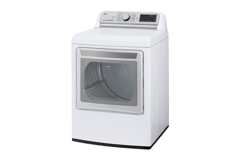 Lg DLEX7800WE 7.3 Cu.Ft. Smart Wi-Fi Enabled Electric Dryer With Turbosteam™