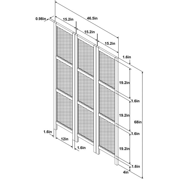 Lomita Rattan Room Divider Natural Designed With Studio Mcgee