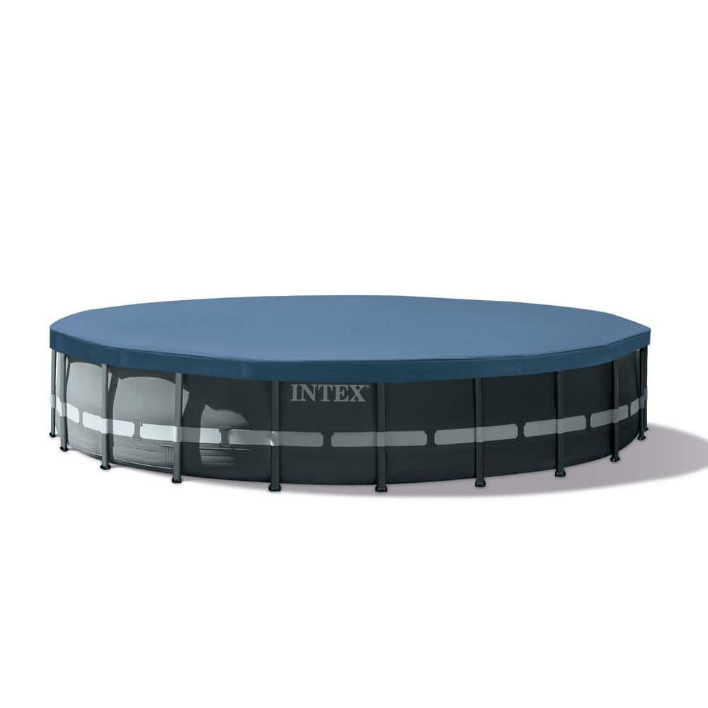 Intex 20 ft. x 48 in. Round Ultra XTR Frame Swimming Pool Set w/Robot Vacuum 26333EH + 28005E