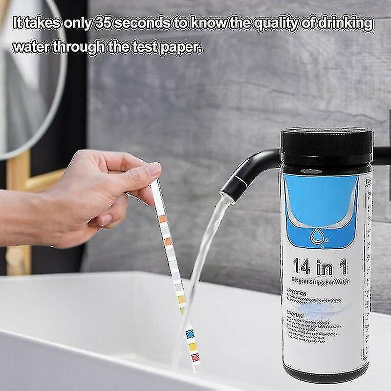 14-in-1 Drinking Water Test Kit Water Quality Test For Well And Tap Water 50/100pcs