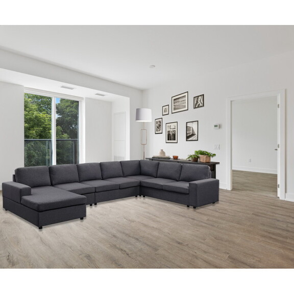 Hayden Modular Sectional Sofa with Reversible Chai...