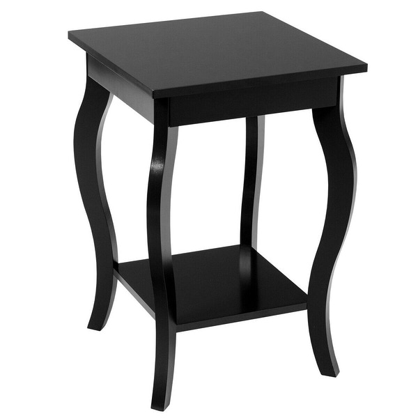 Gymax Accent Side Table Sofa End Table Nightstand Coffee Table w/ - See Details